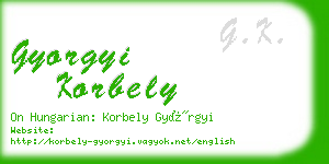 gyorgyi korbely business card